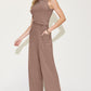 Basic Bae Full Size Ribbed Tank and Wide Leg Pants Set