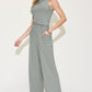 Basic Bae Full Size Ribbed Tank and Wide Leg Pants Set