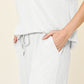 Out and About Textured Round Neck Short Sleeve T-Shirt and Wide Leg Pants