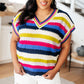 Another One V-Neck Striped Top