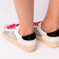 Another Round Sneakers in Silver Sequins