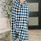 Berry Cozy Checkered Blanket