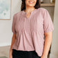 Best Chance Pleat Front Blouse