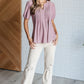 Best Chance Pleat Front Blouse