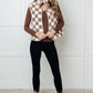 Check it Out Checkered Fleece Vest