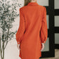 Clever in Corduroy Shirt Dress