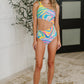 Corfu Marble Cutout Swimsuit