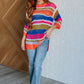 Deep Thoughts Striped Loose Knit Top