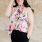 Feeling Lovely Floral Halter Blouse