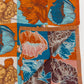 Luxury Beach Towel in Block Floral