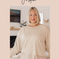 Up For Anything V-Neck Blouse in Taupe