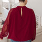 Lace on My Sleeves Blouse