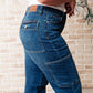 Leila High Rise Cargo Straight Jeans