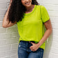 Lemons and Limes Contrast Top