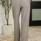 Peachy Keen Straight Leg Trousers in Stone Taupe