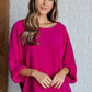 Pink Thoughts Chenille Blouse