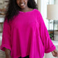 Pink Thoughts Chenille Blouse