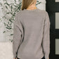 Rush of Joy Textured Long Sleeve Top
