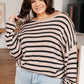 Self Assured Striped Sweater