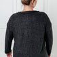 Simple Silhouette Brushed Hacci Sweater in Black