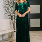 Softest Touch Velvet Tiered Dress