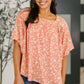 Spring Breeze Square Beck Top in Dusty Rose