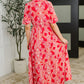 Strolling By Floral Maxi Dress