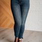 Tessa High Rise Control Top Step Hem Skinny Jeans