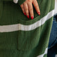 Brighter is Better Striped Cardigan in Green- 11/30/2023