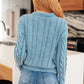 In the Right Direction Cable Knit Sweater