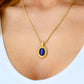 Lovely Lapis Lazuli Pendent Necklace