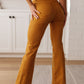 Melinda High Rise Control Top Flare Jeans in Marigold