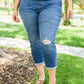 Nikki Mid-Rise Destroyed Boyfriend Jeggings